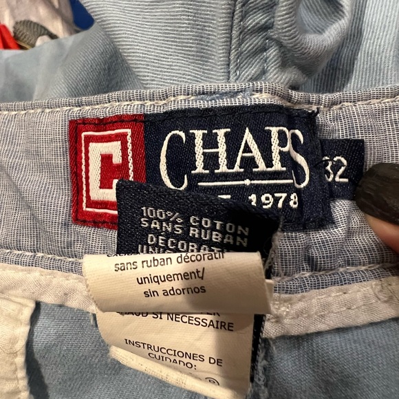 Chaps Light Blue Casual Shorts - Picture 4 of 7